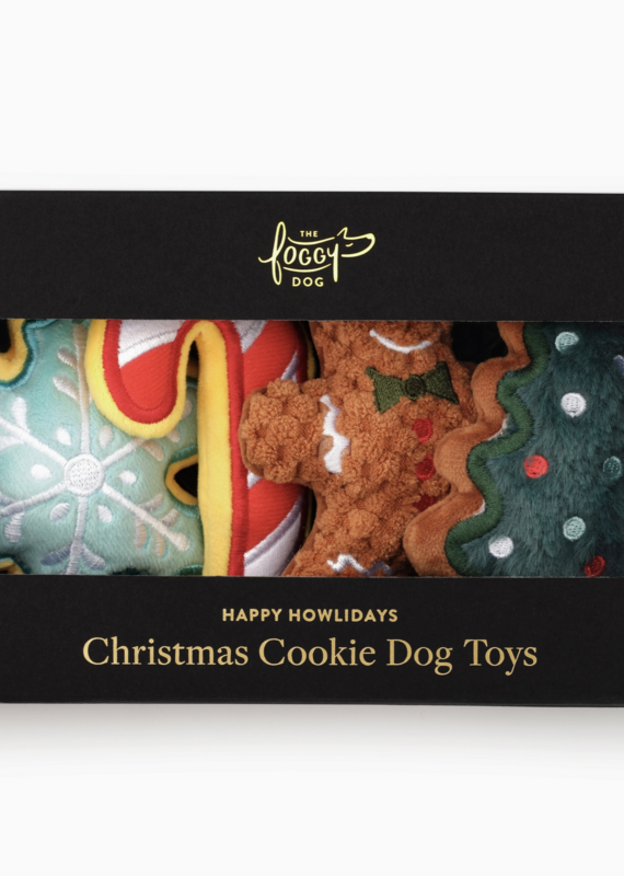 Foggy Dog Foggy Dog Christmas Cookie Dog Toy Set