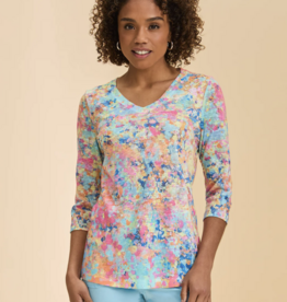 FDJ FDJ 3449451 V-Neck Top