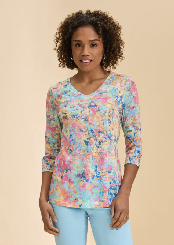 FDJ FDJ 3449451 V-Neck Top