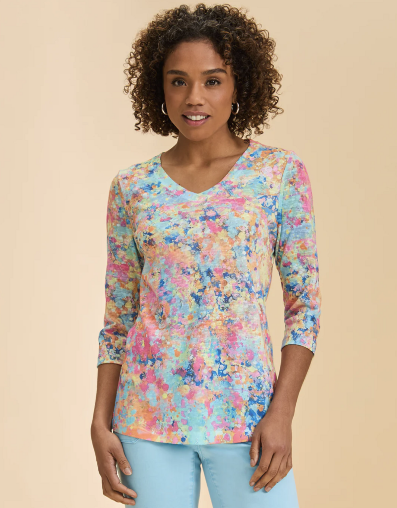 FDJ FDJ 3449451 V-Neck Top