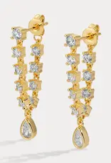 Lili Claspe Small Stephie Bezel Earrings