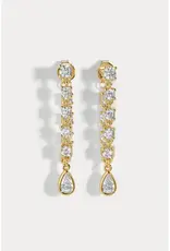 Lili Claspe Small Stephie Bezel Earrings