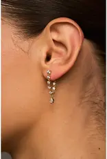 Lili Claspe Small Stephie Bezel Earrings