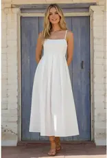 klesis Klesis Tie Back Flare Midi Dress