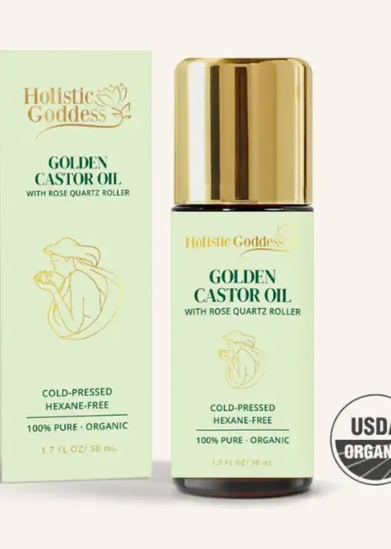 Holistic Goddess Organic Golden Castor Oil Roll-on