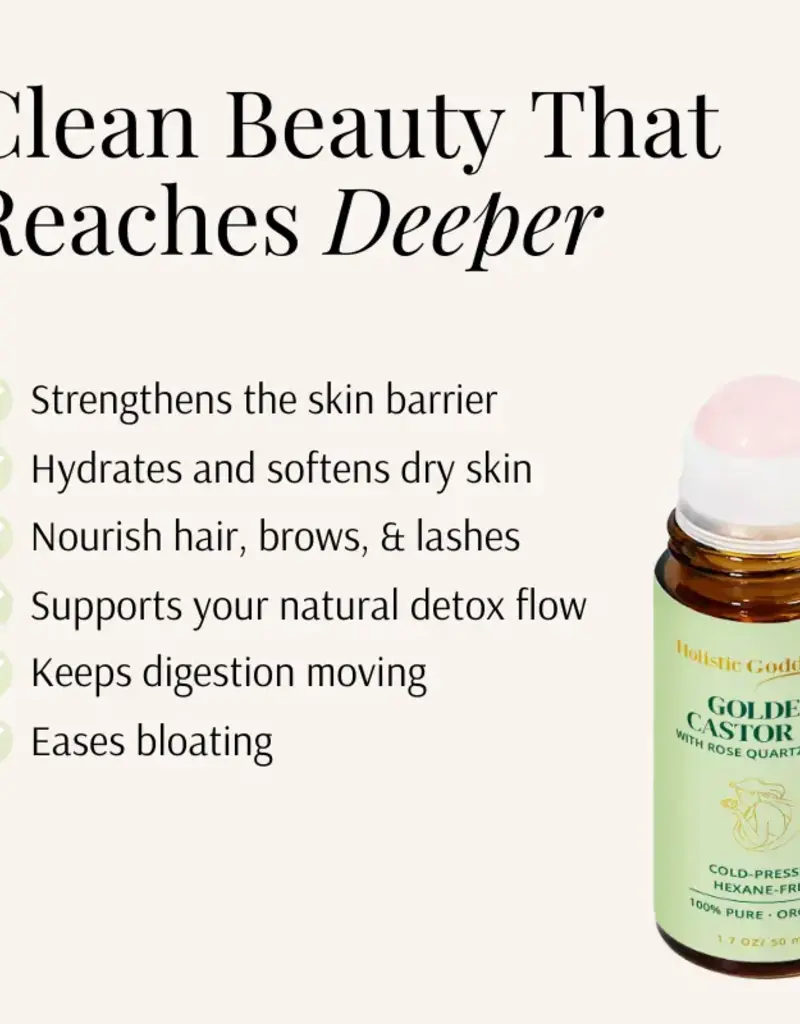 Holistic Goddess Organic Golden Castor Oil Roll-on