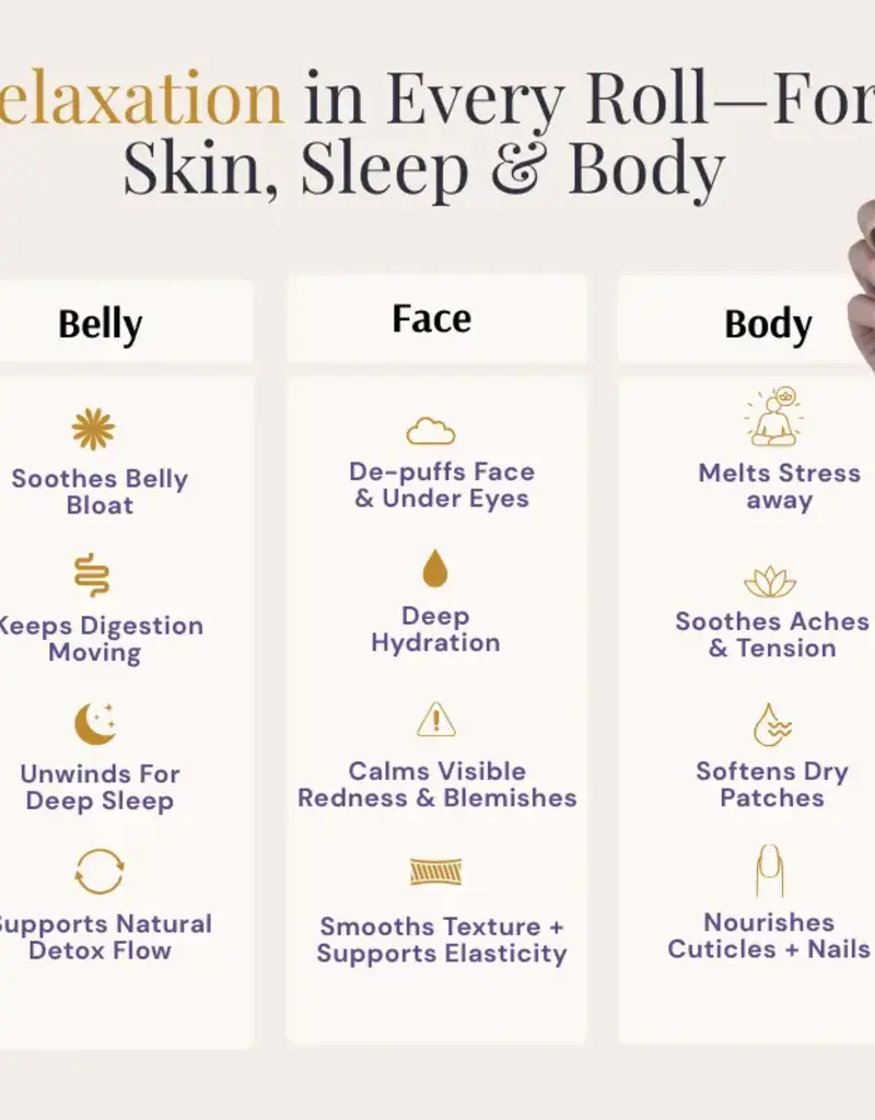 Holistic Goddess Organic Castor Oil Roll-on With Lavender