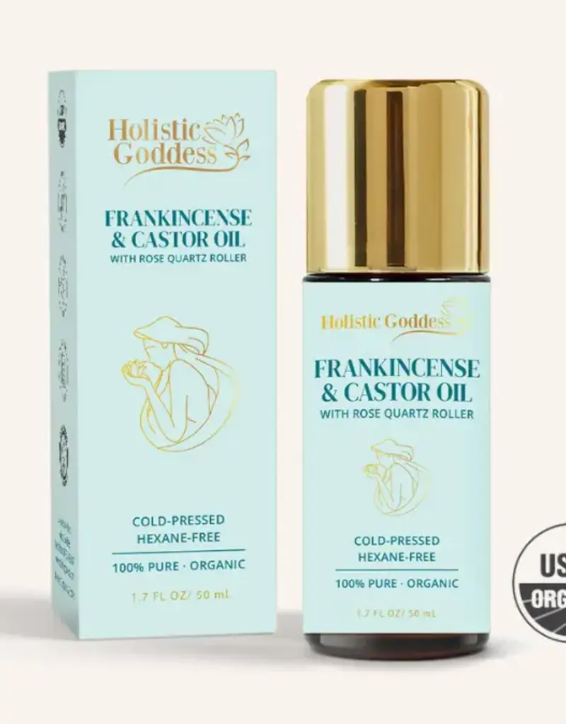 Organic Castor Oil Roll-on With Frankincense