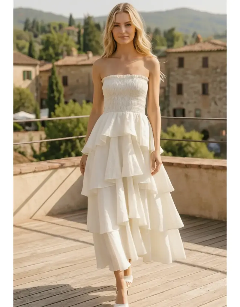 klesis Klesis- Layered Maxi Dress