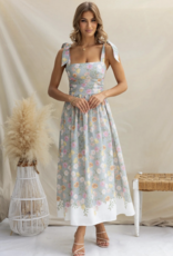 Ninexis Ninexis French Floral Suspender Dress