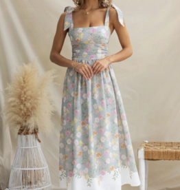 Ninexis Ninexis French Floral Suspender Dress