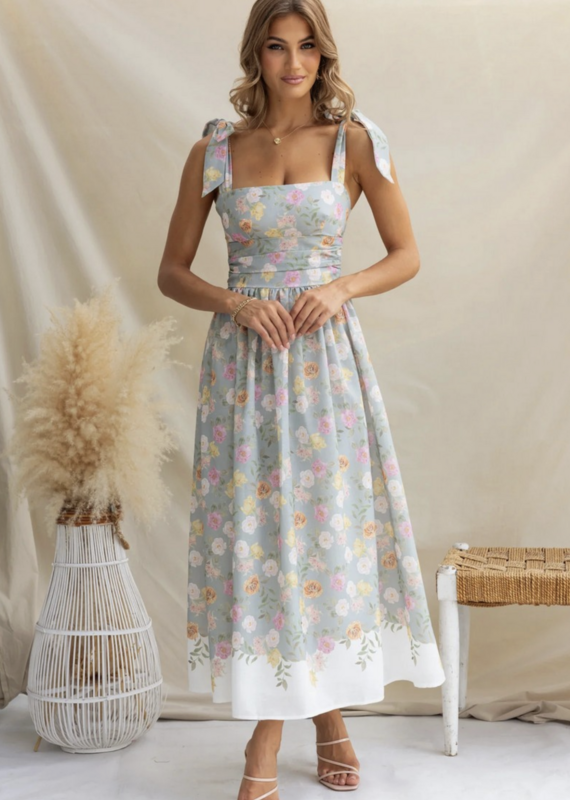 Ninexis Ninexis French Floral Suspender Dress