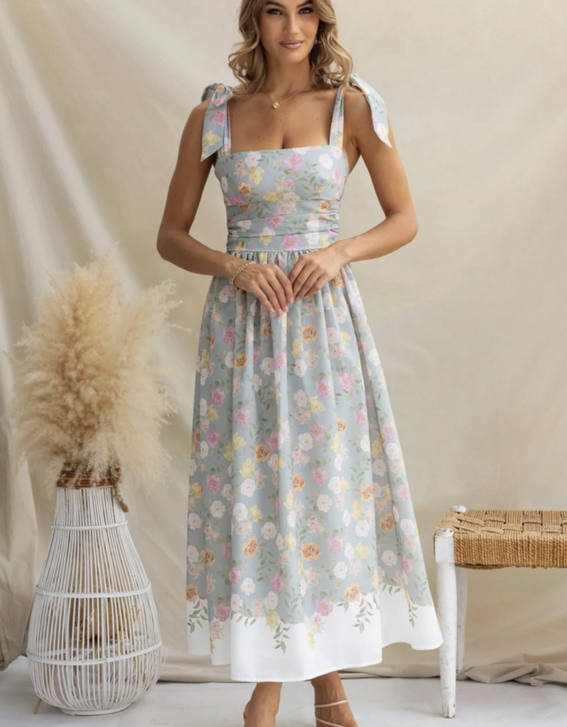 Ninexis Ninexis French Floral Suspender Dress