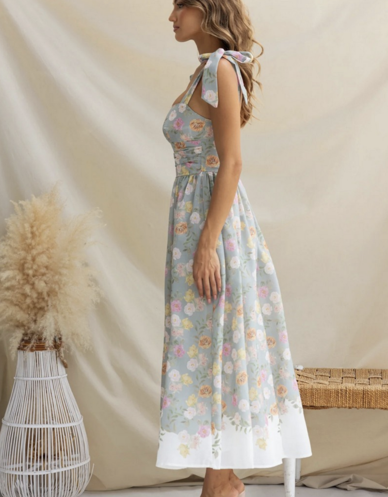 Ninexis Ninexis French Floral Suspender Dress