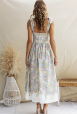 Ninexis Ninexis French Floral Suspender Dress