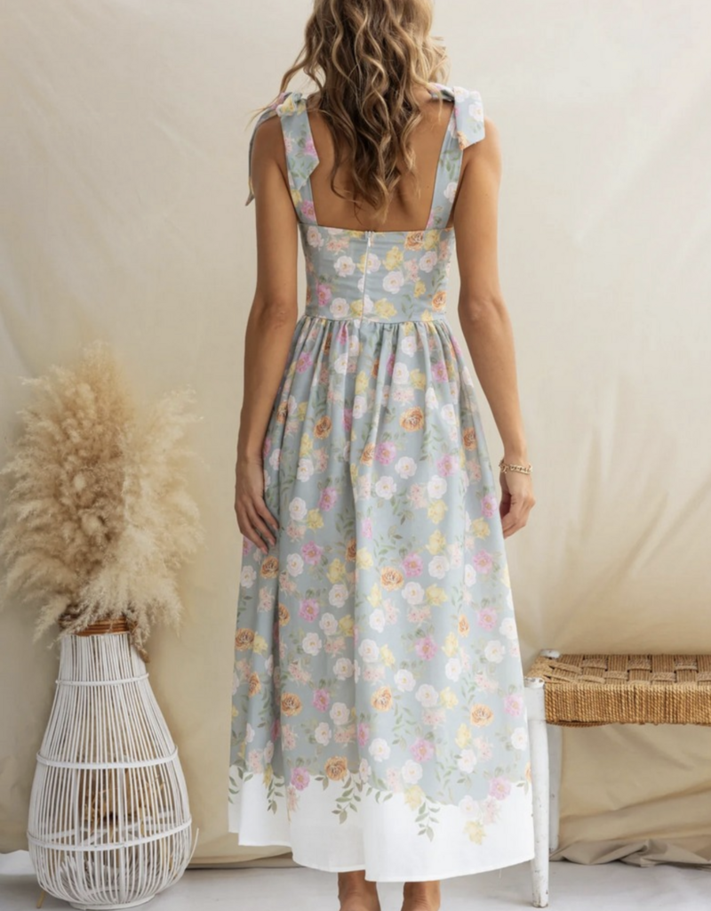 Ninexis Ninexis French Floral Suspender Dress