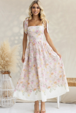Ninexis Ninexis French Floral Suspender Dress