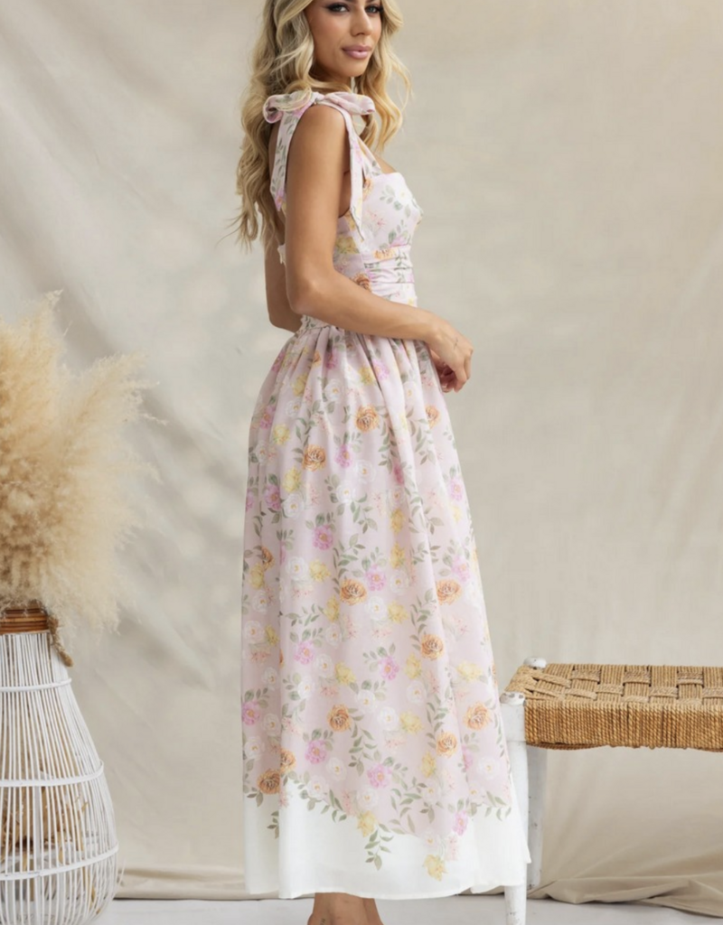Ninexis Ninexis French Floral Suspender Dress