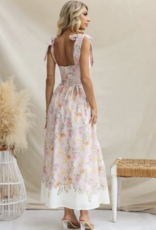 Ninexis Ninexis French Floral Suspender Dress