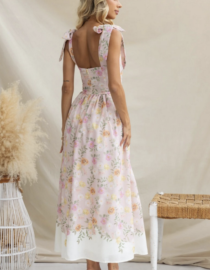 Ninexis Ninexis French Floral Suspender Dress