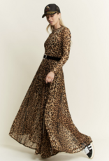 Jade By Jane Jade by Jane- Mesh Mock Neck Maxi Dress