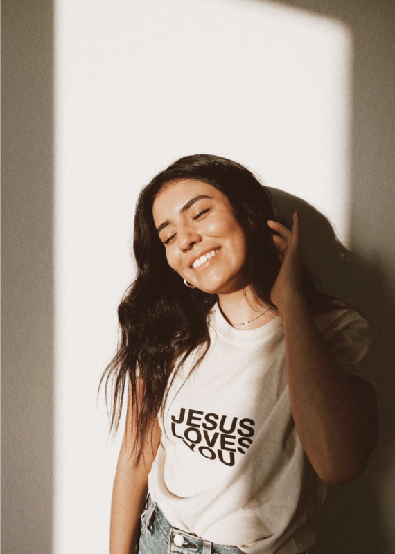 Jesus Loves You Jesus Loves You Logo Tee