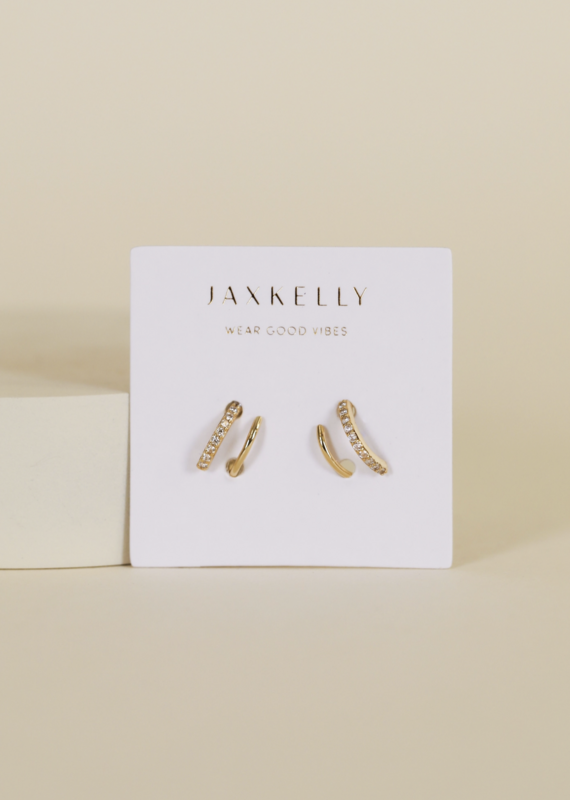 Jax Kelly Jax Kelly Pave Spiral Gold ER