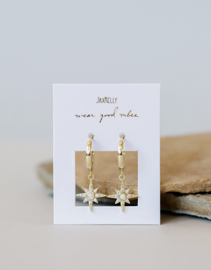 Jax Kelly Jax Kelly Celestial Starburst Mini Hoop