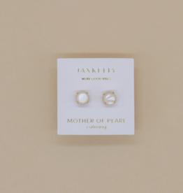 Jax Kelly Jax Kelly- Mother of Pearl Gemstone Stud