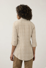FDJ FDj 7386397 Long Sleeve Striped Tunic