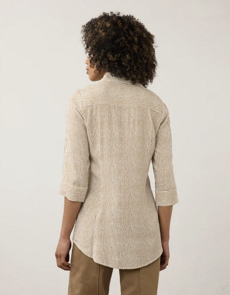 FDJ FDj 7386397 Long Sleeve Striped Tunic