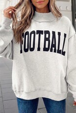 Football/Game Day Reversible Mock Neck Swwatshirt