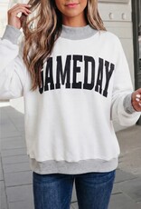 Football/Game Day Reversible Mock Neck Swwatshirt