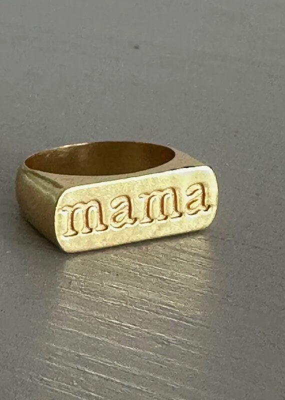 Anokhi Green Anokhi Green- Mama Ring- Sigent Ring