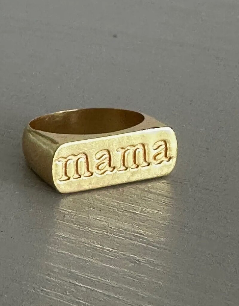 Anokhi Green Anokhi Green- Mama Ring- Sigent Ring