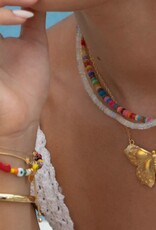 Anokhi Green Anokhi Green- Moonstone Protectopn Beaded Necklace