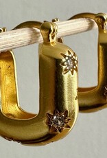 Anokhi Green Anokhi Green-Modern Star Hoops