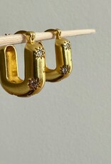 Anokhi Green Anokhi Green-Modern Star Hoops