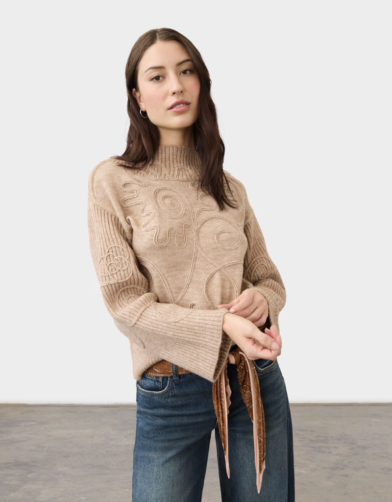 FDJ FDJ 1023706  LIght Carmael Sweater