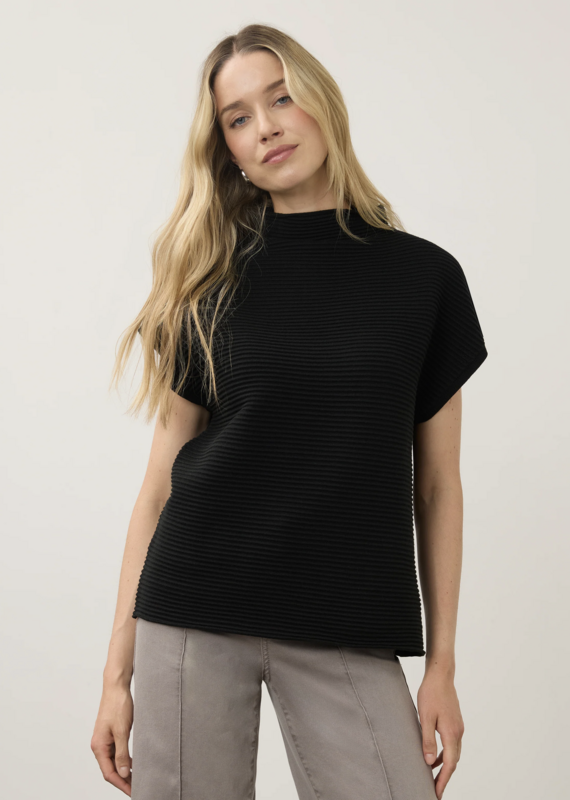 FDJ FDJ 1012203 Ottoman Cap Sleeve Sweater