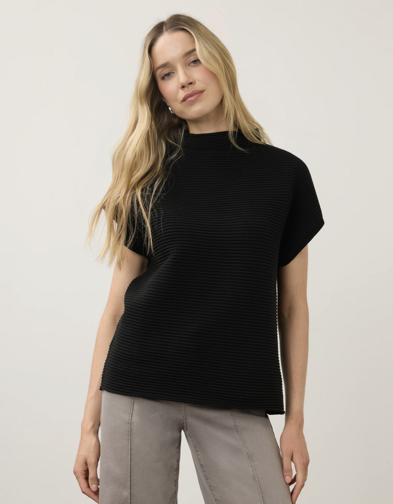 FDJ FDJ 1012203 Ottoman Cap Sleeve Sweater