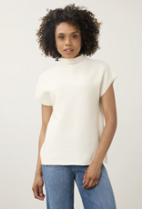 FDJ FDJ 1012203 Ottoman Cap Sleeve Sweater