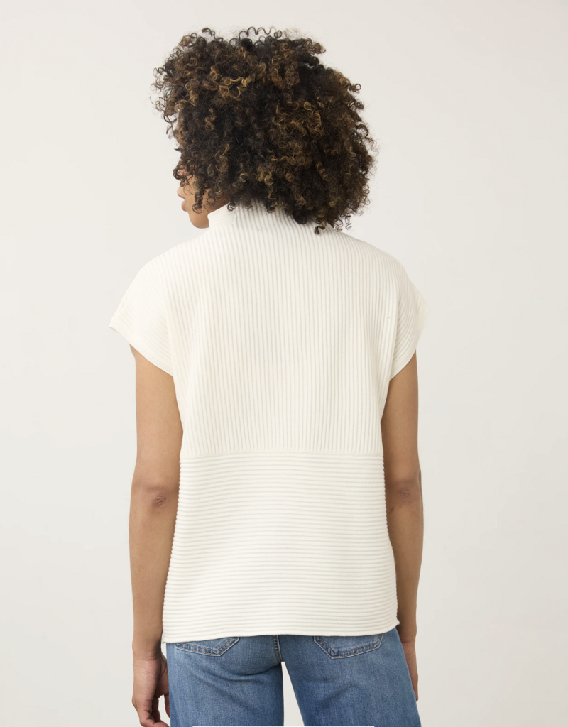 FDJ FDJ 1012203 Ottoman Cap Sleeve Sweater
