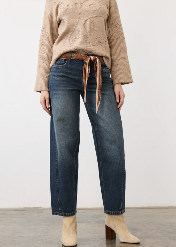 FDJ FDJ 2588225 Boyfriend Barrel Jeans