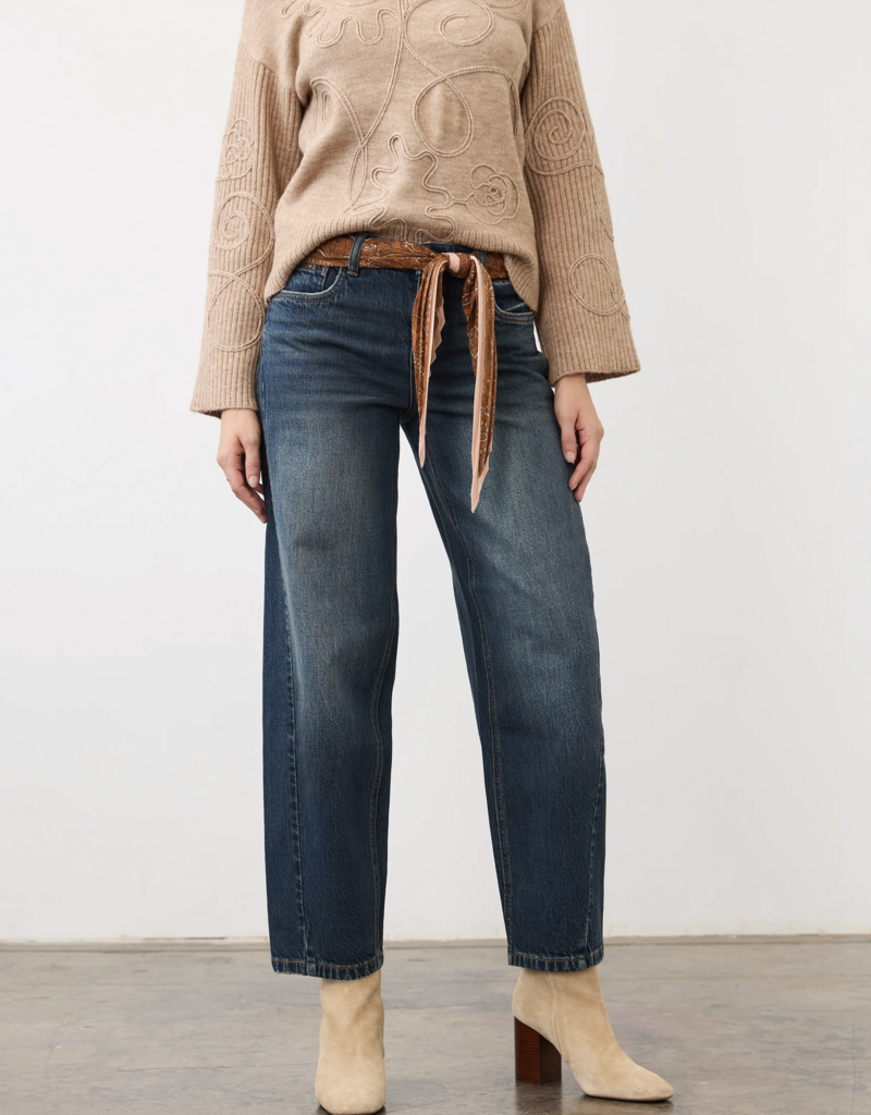 FDJ FDJ 2588225 Boyfriend Barrel Jeans