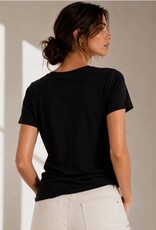 Noend Denim Supima Cotton Deep V-Neck Tee