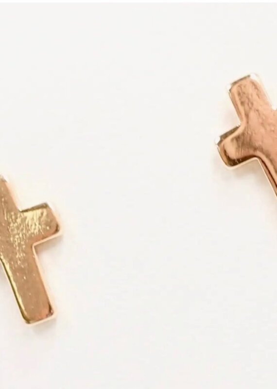 Caroline Hill Christy Cross Earring