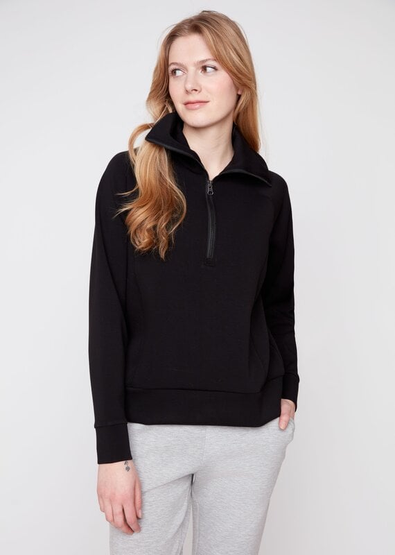 Renuar R7813 69N black Knit Top