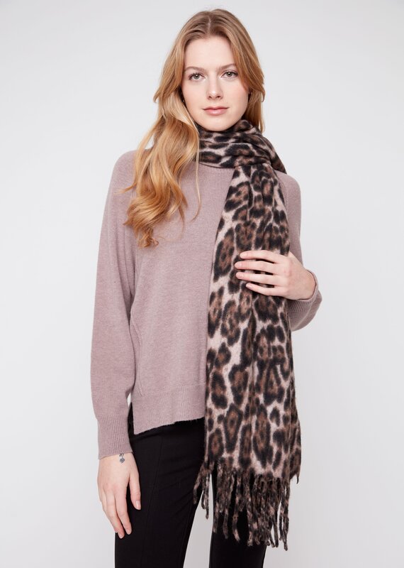 Renuar R0033-903  Chocom Chocolate Knit Scarf