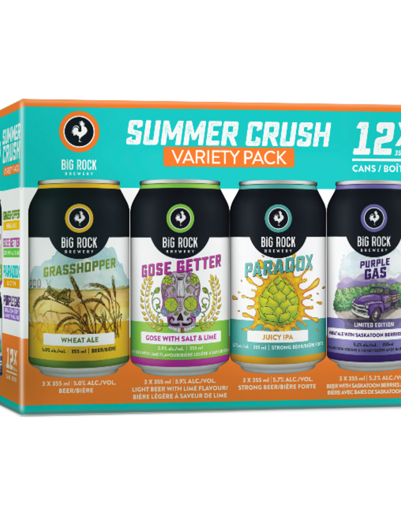 Big Rock Brewery Summer Crush Variety 12 Can